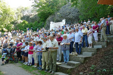 Festgottesdienst zum 1.000 Todestag des Heiligen Heimerads auf dem Hasunger Berg (Foto: Karl-Franz Thiede)